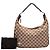 Gucci Pop Schultertasche Medium aus GG Canvas beige - Ansicht 7