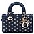 Autre Marque Dior Blue Micro Star Embroidered Denim Lady D Joy Azul