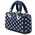 Autre Marque Dior Blue Micro Star Embroidered Denim Lady D Joy Azul - vista 2