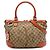 Borsa Satchel Gucci Sukey in tela GG beige