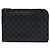 Louis Vuitton Black Damier Graphite Pochette Jour MM Nero