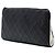 Clutch Chanel Black CC Quilted Lambskin Pearl Kiss Lock Nero - vista 2