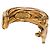 Orecchini a cerchio a clip Chanel Gold CC placcati in oro D'oro - vista 3