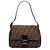 Fendi Brown Zucca Canvas Mamma Forever Marrone