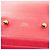 Bolsa Satchel Aby Lock Chloé em couro com relevo de crocodilo vermelho - vista 5
