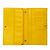 Clutch de corrente Fendi em Nappa com logo em relevo amarelo - vista 4