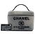 Borsa beauty Chanel Deauville in denim grigio con paillettes - vista 6