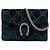 Portafoglio con catena Dionysus in velluto blu GG di Gucci Blu navy