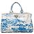 Bolso Satchel Prada Blue Large Canvas Canapa Azulejos