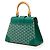 Goyard Green Goyardine Saigon Structured PM Verde - vista 2