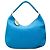 Borsa a tracolla Selleria Fendi in pelle martellata blu