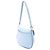 Borsa a tracolla con patta Cleo in pelle Spazzolato blu Prada Blu chiaro - vista 2