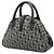 Autre Marque Dior Blue Mini Diorissimo Trotter Canvas Double Saddle Bowler Bag Blau - Ansicht 2