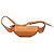 Borsa cintura Valentino Rockstud in vitello grana marrone Bronzo - vista 3