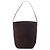 The Row Tote Bag NS Park in camoscio marrone Medium Suede Edge Marrone scuro