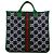 Gucci GG Nylon Web Tote für Kinder in Blau Marineblau