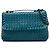 Borsa a tracolla Olimpia Small in Nappa Intrecciato blu Bottega Veneta