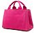 Prada Small Canvas Canapa Logo Tote Rosa - vista 2