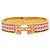Hermès Bracciale Hermes Click H PM Cheval Pixel Charm Rosa D'oro Arancione