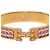 Hermès Bracciale Hermes Click H PM Cheval Pixel Charm Rosa D'oro Arancione - vista 5
