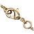Colar Chanel Camellia Coco Mark Preto Dourado - vista 5