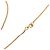 Collar de cadena Chanel Coco Mark Open Heart Dorado - vista 5