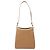 Borsa Salvatore Ferragamo Gancini One-Shoulder Beige