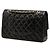 Timeless Bolso de hombro Chanel Coco Mark Double Flap Matelassé Negro - vista 2