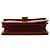 Céline Bolsa de Ombro Celine Classic Box Vermelho Bordeaux - vista 3