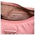 Sac à main à chaîne Prada Re-Edition 2005 avec plaque logo triangle Rose - vue 5