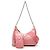 Sac à main à chaîne Prada Re-Edition 2005 avec plaque logo triangle Rose - vue 6