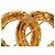 Broche Chanel Coco Mark Lava 93A Dourado - vista 3