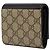 Gucci GG Supreme Double G Medium Wallet Black Beige - view 2