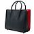Borsa a mano Christian Louboutin Paloma Medium Tote Bag Nero Rosso - vista 2