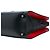 Borsa a mano Christian Louboutin Paloma Medium Tote Bag Nero Rosso - vista 4