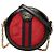 Borsa a tracolla con catena Gucci Ophidia GG Marmont Sherry Line Nero