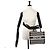 Borsa a mano Christian Dior Book Tote Small Nero Bianco - vista 9