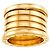 Bulgari Anel Bvlgari B.zero1 de 5 bandas Amarelo - vista 2