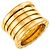 Bulgari Anel Bvlgari B.zero1 de 5 bandas Amarelo - vista 4
