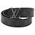 Cinturón Standard Louis Vuitton Monogram Eclipse Negro