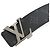 Cinturón Standard Louis Vuitton Monogram Eclipse Negro - vista 8