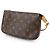 Louis Vuitton Monogram Pochette Accessoires Handtasche Braun Monogramm - Ansicht 8