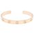 Pulsera Cartier Open Love Charm Dorado