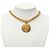 Chanel Vintage Coco Mark Chain Necklace Golden - view 5