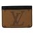 Louis Vuitton Monogram Giant Reverse Porte Cartes Marrone Nero