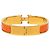 Hermès Bracciale Hermes Click H PM D'oro Arancione - vista 3