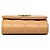 Carteira Compacta Chanel Coco Mark Marrom Bege - vista 3
