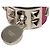 Hermès Hermes Collier de Chien Charm Keyring Prata Roxo - vista 5