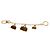 Portachiavi Louis Vuitton Monogram Iconic Speedy Charm Marrone