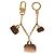 Portachiavi Louis Vuitton Monogram Iconic Speedy Charm Marrone - vista 2